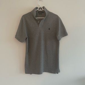 Polo Ralph Lauren Men’s Polo Large Custom Slim Fit in Gray